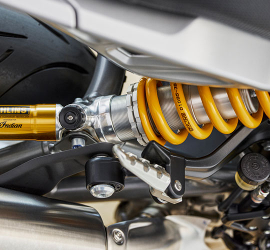 Volledig verstelbare Öhlins®-wielophanging